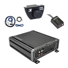 Kicker Cxa8001t-arct-ck4-loc2 Cxa800.1 800 Watt Class D Mono Amplifier With Kit Remote Stereo Converter