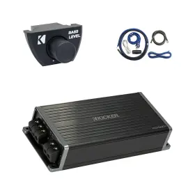 Key5001-arct-ck4 Kicker Key5001 500-watt Max Mono Channel Amplifier Remote And Install Kit