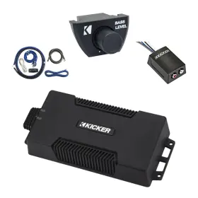 Pxa6001-arct-ck4-loc2 Kicker 48pxa6001 Waterproof 850w Mono Amplifier With Kit Remote Stereo Converter