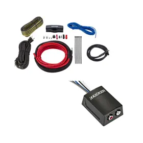 Vk8-loc2 Kicker 46ck8 2-channel Amplifier Install Kit And Stereo Line Output Converter Vk8-loc2 Kicker 46ck8 2-channel Amplifier Install Kit And Stereo Line Output Converter