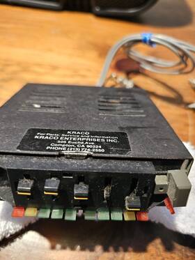 Kraco Kec-4a Vintage Car Audio Equalizer Modified Untested As Is
