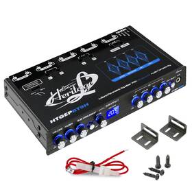 Lanzar Htgepbt9h.6 4 Band Parametric Equalizer Bluetooth Compact Audio Control Device