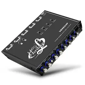 Vbxeq4p.5 Lanzar 4 Band Parametric Equalizer - 7v Rms Output With Subwoofer Gain