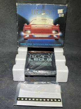 Legacy Leq-8 Nos Car Equalizer High Output Vintage Subwoofer Crossover New