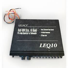 Legacy Leq10 Half Din 10 Band Pre Amp Equalizer