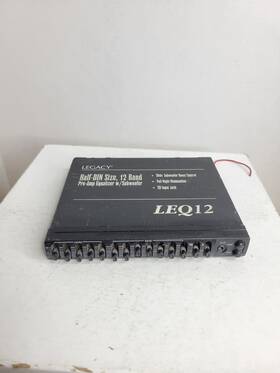 Legacy Leq12a Half-din Size 12 Band Pre-amp Equalizer
