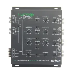La-ep4crx Lymal Audio 4 Way Car Electronic Crossover Inputs And 8 Outputs 12 Volt