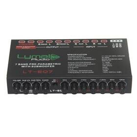 Lymal Audio Lt-eq7 Pre-amp 7 Band 9 Volt Car Graphic Equalizer Sub/level Control