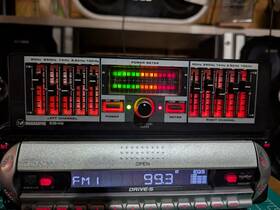 Magnadyne Eq46 Rare Vtg 80s Graphic Equalizer Car Stereo Passive 10 Band Led Vu Audio