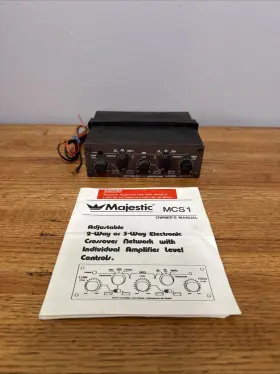 Mcs-1 Majestic Electronic Crossover Network Vintage Car Audio 2-way 3-way