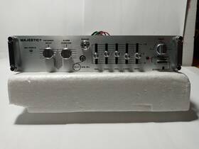 Majestic Meb-5000aa Car Equalizer Booster Old School 5 Bands With Mobile Alarm System/siren
