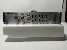 Meb-5000aa Majestic Car Equalizer Booster Old School 5 Bands With Mobile Alarm System/siren