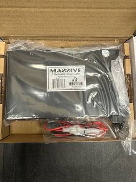 Massive Audio 20073321 Eq-7x Car Equalizer With 7 Band Graphic 8v Line Driver