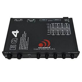 Massive Audio 623169650178 Eq4 4 Band Car Graphic Equalizer