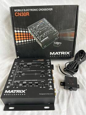 Matrix Cn30r Mobile Electronic Crossover Excellent Condition Original Box Photos