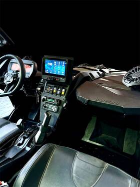 Mb Quart Gmr-7v1 Gmr7v1 7-inch Waterproof Touchscreen Include Canam Maverick X3 Mounting Bracket