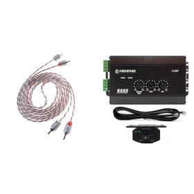Memphis Audio 840425870792 Ll2be 2-channel Line Output Converter With Digital Bass Restora