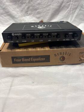 Memphis Car Audio Eqp4 Vintage Old School Eq With Sub Control