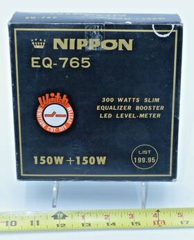 Nippon Eq-765 300 Watts Slim Equalizer Booster New/old Stock