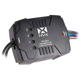 Nvx Xfloc4 4-channel 160w Line Output Converter Digital Noise Filter And Driver