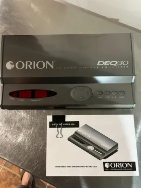 Deq30 Orion 30 Band Digital Equalizer Super Rare Chromed Edition Deq30 Orion 30 Band Digital Equalizer Super Rare Chromed Edition