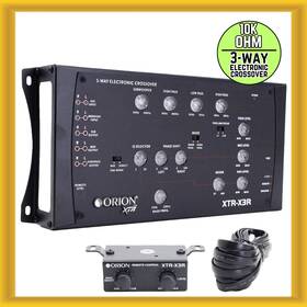 Orion Xtr-x3r 3-way Electronic Crossover Network With Remote Bass Boost 10k Ohms