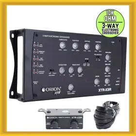 Xtr-x3r Orion 3-way Electronic Crossover Network With Remote Bass Boost 10k Ohms