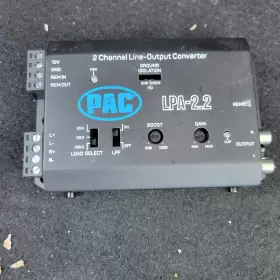 Lpa-2.2-uob Pac Lpa-2.2 2 Channel Active Line Output Converter With Auto Turn-on Low-pass Lpa-2.2-uob Pac Lpa-2.2 2 Channel Active Line Output Converter With Auto Turn-on Low-pass