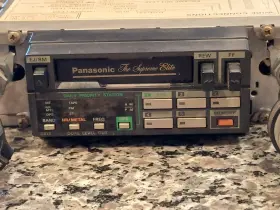 Cq-5818eu Panasonic Vtg Supreme Series Elite Car Stereo Graphic Cassette Deck 1980s