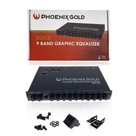 Phoenix Gold Eq9.0 9-band Graphic Equalizer With Truetune And 2 Auxiliary Inputs