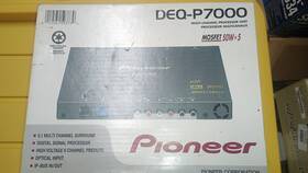 Pioneer Deq-p7000 Rare Vtg Nos Car Stereo Deq7000 Audio 5.1 Surround Dsp Dts Eq Equalizer