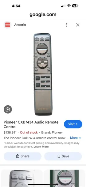 Dexp9 Pioneer Remote Control Car Audio Dexp9 Pioneer Remote Control Car Audio