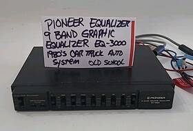 Pioneer Eq-3000 Equalizer 9 Band Graphic 1980s Car Truck Audio System