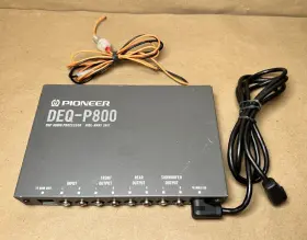 Deq-p800 Pioneer Pf007040 Digital Equalizer Has Some Cosmetic Wear Deq-p800 Pioneer Pf007040 Digital Equalizer Has Some Cosmetic Wear
