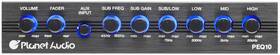 Planet Audio 052778865442 Peq10 Car Equalizer - 4 Band Pre-amp Half Din Subwoofer Output With