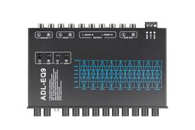 Plinius Adl-eq9 9-band Car Audio Equalizer 1/2 Din Pre-amp With Cd/aux Input Select