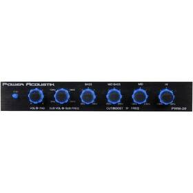 Power Acoustik Pwm-20 New Car Audio 4-band Parametric Equalizer Eq Sub Crossover
