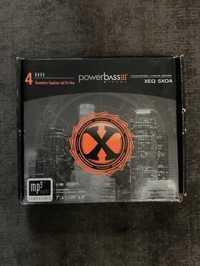 Powerbass Xeq-5xo Xtreme Xeq-5xoa 4 Band Parametric Pre-amp Equalizer