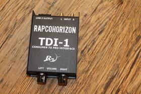 Pro Co Sound Tdi-1 Rapco/horizon Consumer Level To Balanced Xlr Stereo Tape Deck Interface