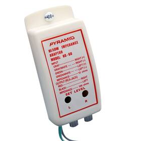 Pyramid 068888700139 High Low-level Impedance Adaptor - Car Audio System Rca Line Output Converter