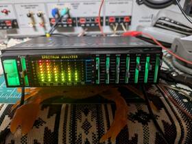 Pyramid Se709 Vtg 80s Passive Eq Se709-vl-led Unused Open Box Rare Graphic Equalizer