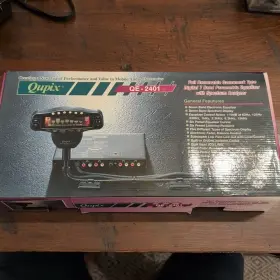 Qe-2401 Qupix Gooseneck 7 Band Parametric Equalizer Brand New