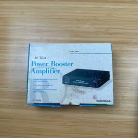 Radioshack 12-1869b Radio Shack 40-watt Power Booster Amplifier Car Stereo Old School Nos