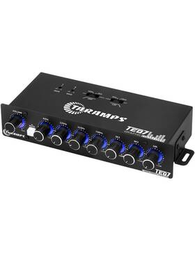 Rca 7898556849783 Taramps Teq 7 Stereo 7-band Graphic Equalizer Input 2 Channels Car Audio