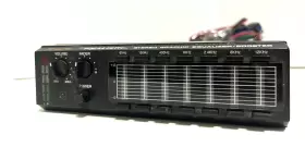 12-1870 Realistic 7 Band 80 Watt Car Stereo Graphic Equalizer Booster 1amp Read