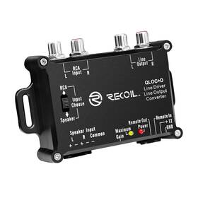 Recoil 689745189418 Locd Active 2-channel Line Output Converter Driver 2-in-1 10v