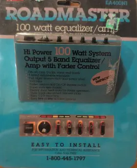 Ea-400ni Roadmaster Ea 400ni 100 Watt Equalizer/ Amp