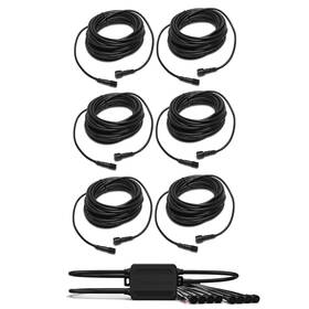 Rockford Fosgate Rfbdl240212-27 Pmx-rgb Color Optix Controller 6 Rgb-25ft Extension Cables