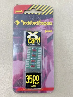 Rpg9886 Rockford Fosgate 3500hz Plug-in Crossover Card Nos Factory Sealed