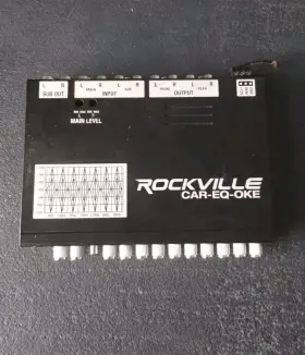Rockville 819216025871 Car-eq-oke Car Audio 7 Band Equalizer With Bluetooth And Mic Input Rockville 819216025871 Car-eq-oke Car Audio 7 Band Equalizer With Bluetooth And Mic Input